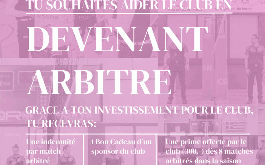 Devenir arbitre