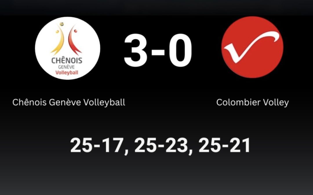 Chênois enchaîne avec sérieux