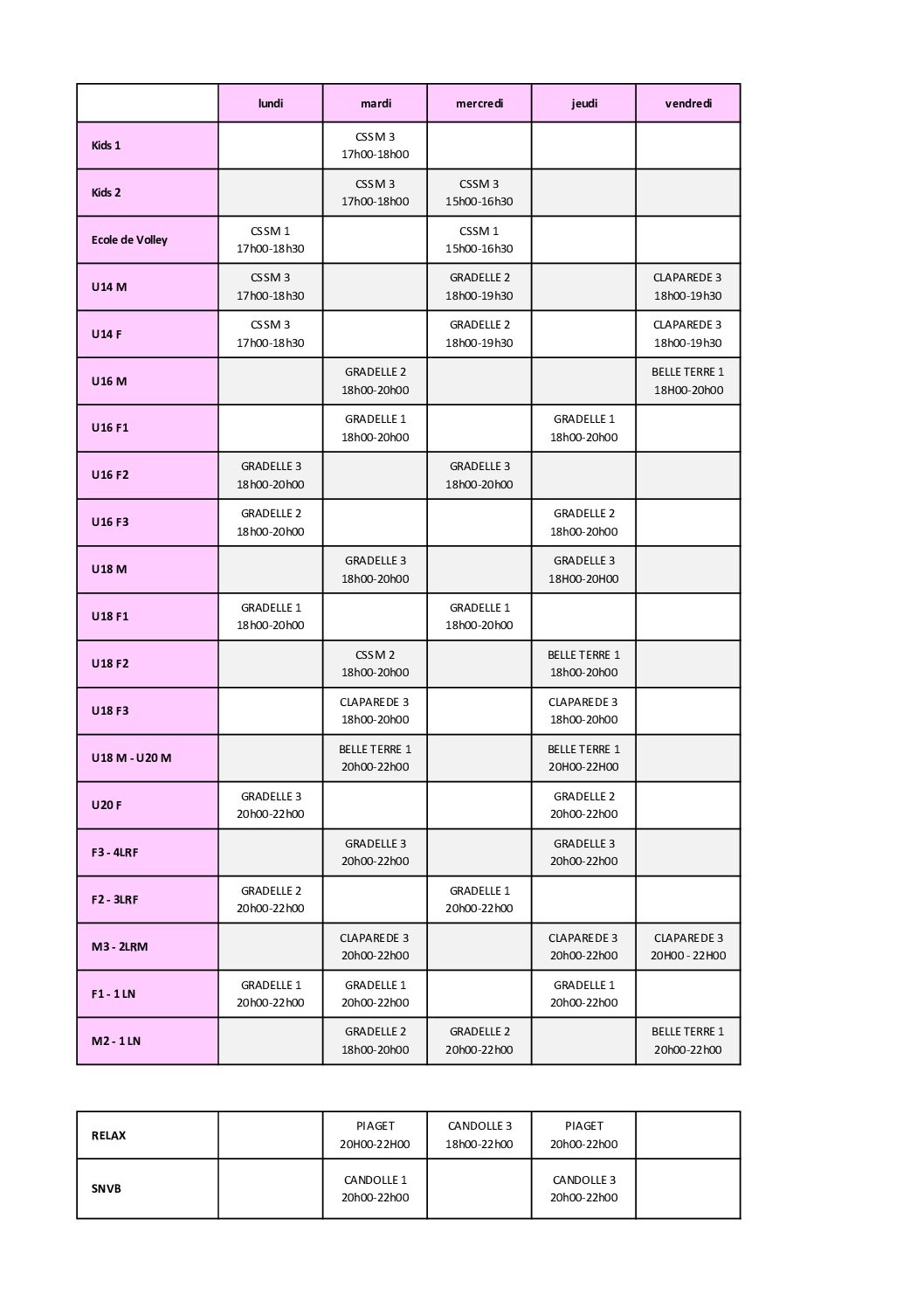 PLANNING DES SALLES 26-27